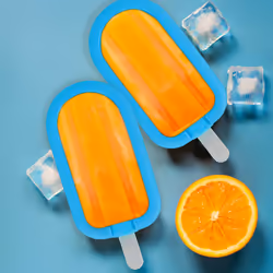 Relaxdays - moules à glace, lot de 6, pour glace à l'eau et crème glacée, moule sucette glacée, silicone, vert/bleu/rose