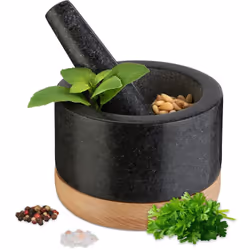 Vous aimez préparer vous-même votre pesto, votre curry ou encore votre guacamole ? Alors ce mortier est fait pour vous ! Il p ...