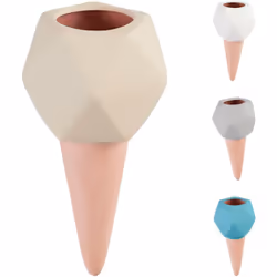 Avec ces 4 cônes, vous pouvez alimenter en eau les plantes et les fleurs de manière automatique pendant un été chaud ou lorsq ...