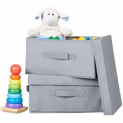Vous voulez mettre de l’ordre dans votre intérieur ? Alors ce lot de 2 boîtes de rangement est fait pour vous ! Chacune de ce ...