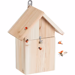 Vous cherchez un moyen de contribuer à protéger les coccinelles ? Alors cet hôtel à insectes est fait pour vous ! Avec cet hô ...