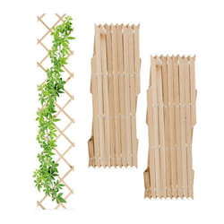 Relaxdays Tuteur à tomates en lot de 3 extensible pour plantes grimpantes 180 cm pour jardin balcon nature
