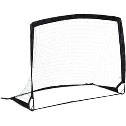 Relaxdays - Cage de football pop up, pliable, pour le jardin & le parc, avec sac, HxLxP : 100x120x65 cm, noir