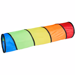 Offrez à vos enfants un endroit où ils peuvent explorer, ramper et rêver avec ce tunnel de jeu bariolé ! Que ce soit à l'inté ...