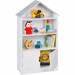 Marre du bazar dans la chambre de votre enfant ? Alors cette étagère en forme de maison est faite pour vous ! Cette étagère d ...