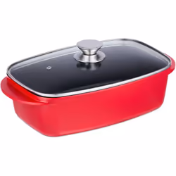 Ce plat à gratin en aluminium composé d’un couvercle en verre est l’accessoire qui manque à votre cuisine ! Il est compatible ...