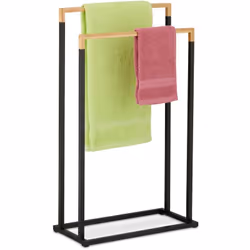 Vous cherchez un accessoire à la fois décoratif et pratique pour suspendre vos torchons ? Alors ce porte-serviettes élégant e ...