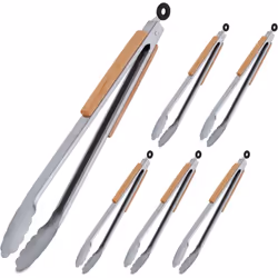 Ces 6 pinces de barbecue sont indispensables pour tous les amateurs de grillades. Cet ustensile en acier inoxydable résistant ...
