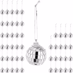 Envie d’accessoires décoratifs scintillants pour la prochaine fête ? Alors ce lot de 50 petites boules disco est idéal ! Les ...