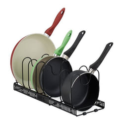 Organisateur de cuisine - Relaxdays - 10049440 - Extensible - Métal noir - 6 compartiments