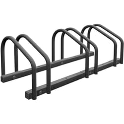 Relaxdays - Râtelier pour 3 vélos, roues de largeur 60 mm max., porte-vélos en métal, anthracite