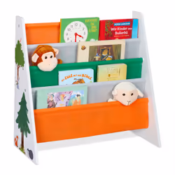 Faites découvrir à votre enfant le plaisir de la lecture avec cette adorable bibliothèque pour les petits lecteurs. Cette éta ...