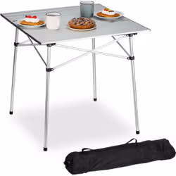 Cette table pliable est l’accessoire à avoir pour le prochain camping, pour aller pique-niquer entre amis ou comme support po ...