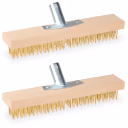Ce lot de 2 embouts pour balais est idéal pour réaliser toutes sortes de travaux de nettoyage, que ce soit au jardin, sur la  ...