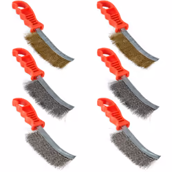 Ce set pratique contient 6 brosses métalliques dotées, chacune, d’une poignée ergonomique pour une prise en main facile. De p ...