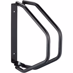 Ce support pour vélo peut être monté au mur. Faites glisser votre vélo dans le support et le tour est joué ! La béquille laté ...