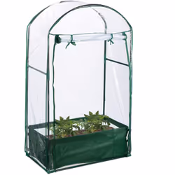 Vous souhaitez cultiver diverses herbes et légumes dans votre jardin ? Alors, cette serre de balcon transparente est faite po ...