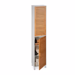 Vous cherchez un meuble compact pour votre (petite) salle de bain ? Alors cette armoire haute est idéale ! Les 6 compartiment ...