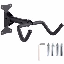 Ce support mural pour vélo permet d'optimiser l'espace dans votre cave ou votre garage. Sa construction métallique robuste ma ...