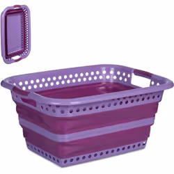 Vous cherchez un moyen de transporter votre linge sale ? Alors cette corbeille est faite pour vous ! Elle est rapidement plia ...