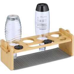 Relaxdays 10049887 Autonome Bambou, Silicone Gris, Naturel