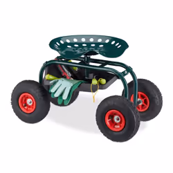 Ce tabouret fonctionnel sur roues vous permet de réaliser vos travaux de jardin en tout confort. Que ce soit pour planter des ...
