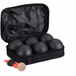 Ce set de boules de pétanque ravira les petits comme les grands ! Il se compose de 6 boules, d'un étui, d'un mesureur et d'un ...