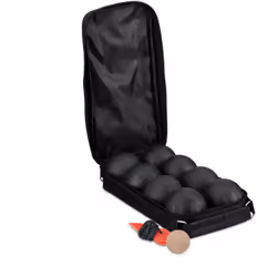 Ce set de boules de pétanque ravira les petits comme les grands ! Il se compose de 8 boules, d'un étui, d'un mesureur et d'un ...