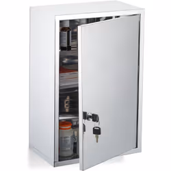 Envie de mettre un peu d'ordre dans vos médicaments ? Alors cette armoire est faite pour vous ! Elle dispose de 3 compartimen ...