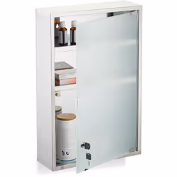 Envie de mettre un peu d'ordre dans vos médicaments ? Alors cette armoire est faite pour vous ! Elle dispose de 3 compartimen ...