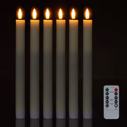 Pour créer une ambiance chaleureuse, il ne faut pas oublier la décoration adéquate. Avec les bougies LED sans flamme, vous cr ...