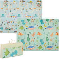 Offrez à votre petit un superbe espace de jeu avec ce tapis pour bébés et petits enfants ! Les motifs mignons des deux côtés  ...