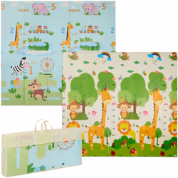 Offrez à votre bout de chou un superbe espace de jeu avec ce tapis de jeu pour enfants ! Grâce à ses adorables motifs, le tap ...