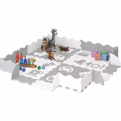 Transformez l'espace de jeu de votre pitchoun en un véritable monde de découvertes avec ce tapis de puzzle enchanteur ! Le ta ...