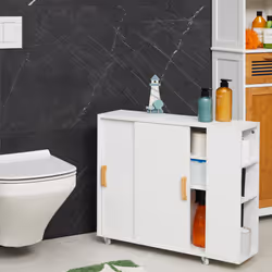 Relaxdays 4052025502904 armoire de rangement de salle de bain Blanc