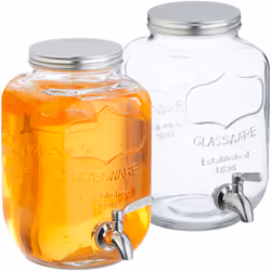 Envie de servir du jus de fruit de manière élégante à la prochaine fête d'anniversaire ? Alors ce distributeur à boisson en l ...