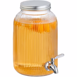 Envie de servir du jus de fruit de manière élégante à la prochaine fête d'anniversaire ? Alors ce distributeur à boisson au d ...