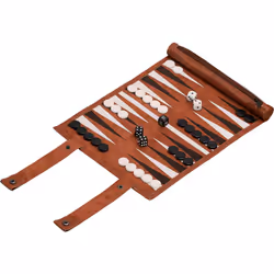 Vos vacances approchent et vous cherchez un jeu de société pratique pour le voyage ? Alors ce backgammon est fait pour vous ! ...