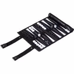 Vos vacances approchent et vous cherchez un jeu de société pratique pour le voyage ? Alors ce backgammon est fait pour vous ! ...
