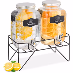 Envie de mettre en valeur votre boisson faite maison lors de la prochaine soirée d'anniversaire ? Alors ce distributeur de bo ...