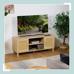 Relaxdays 10050462 127 cm (50") Naturel