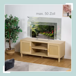 Relaxdays 10050462 127 cm (50") Naturel