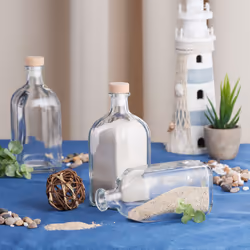 Relaxdays 10050536 Kit de boîtes universelles 0,5 L Verre, Plastique