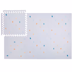 Ce tapis multicolore au design original fera le bonheur de votre petit bout de chou. Il est composé de 6 pièces carrées et de ...