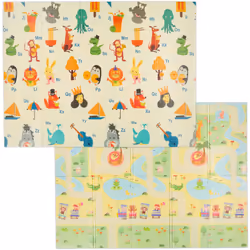 Avec ce tapis, vous êtes sûr de faire plaisir à vos petits. Il peut être utilisé comme tapis d'éveil lors des premiers mois d ...