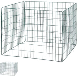 Relaxdays - Composteur de jardin, lot de 2, en métal (acier), 560 litres, h x l x p : 70 x 90 x 90 cm, vert
