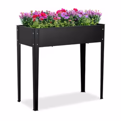 Ce potager surélevé offre de nombreux avantages pour vous et vos plantes ! Grâce à sa hauteur, vous n'avez plus besoin de vou ...