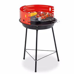 Pour votre prochain pique-nique estival, vous serez parfaitement équipé avec ce barbecue à charbon de bois : son design compa ...