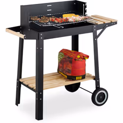 Savourez des steaks juteux et des saucisses croustillantes avec ce barbecue mobile. Grâce à sa grande surface de cuisson, vou ...