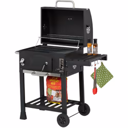 Vous appréciez les barbecues en famille ou entre amis dans le jardin ? Ce barbecue au charbon de bois avec couvercle est parf ...